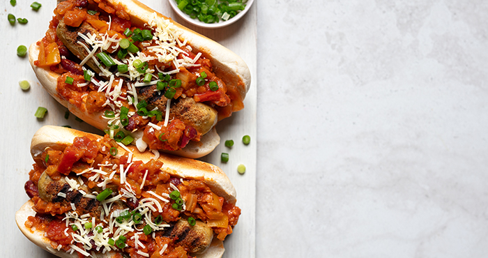 Veggie chilli cheese dogs Easy Food