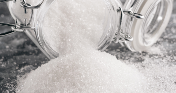 Granulated sugar easy food