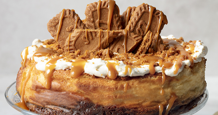 Baked biscoff cheesecake easy food