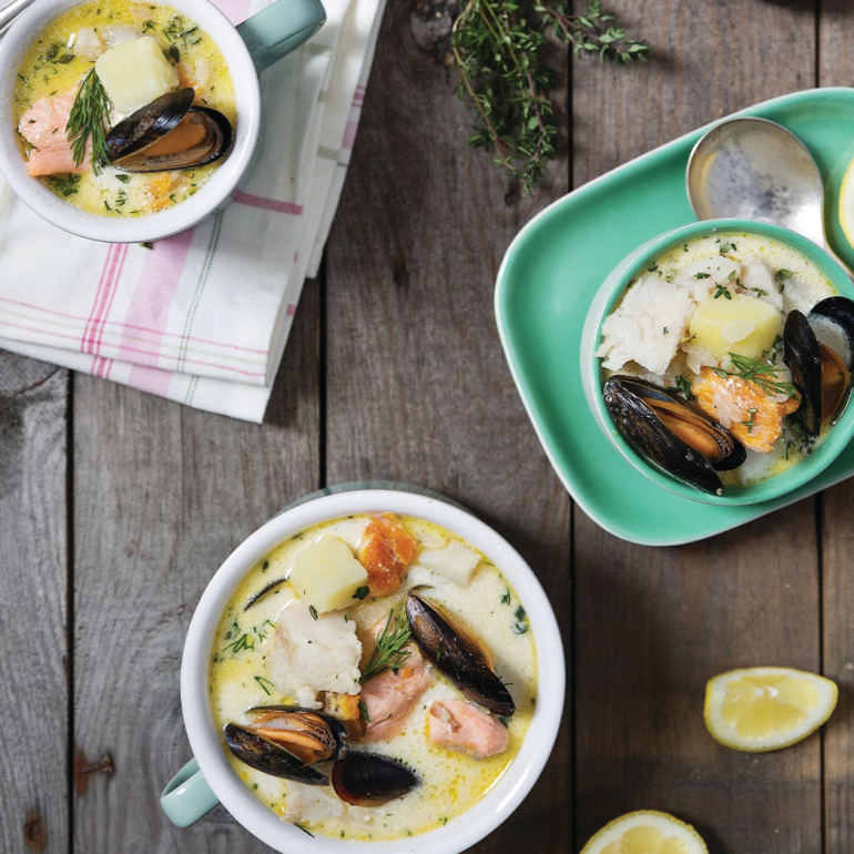 Donegal seafood chowder