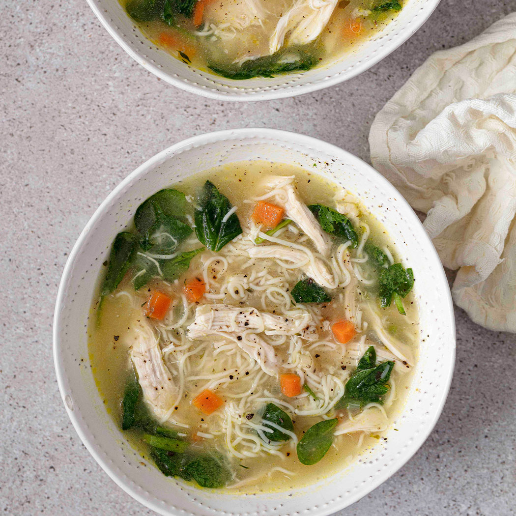 Easy chicken noodle soup recipe | easyFood