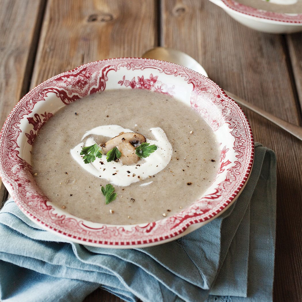 Healthy mushroom soup | easyFood