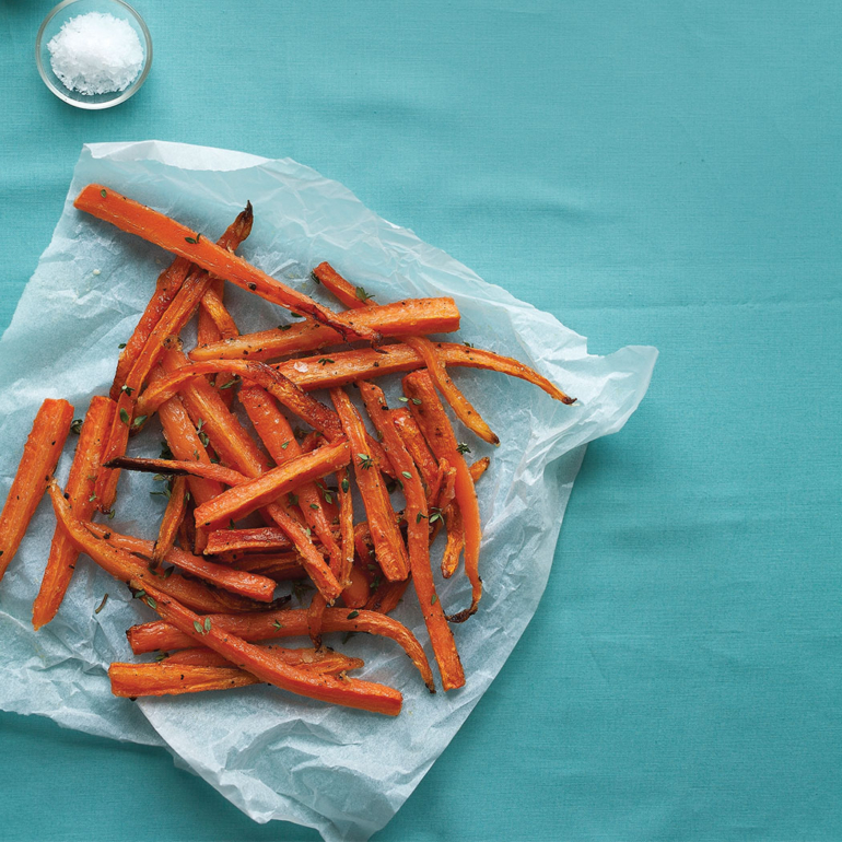Herb skinny carrot fries