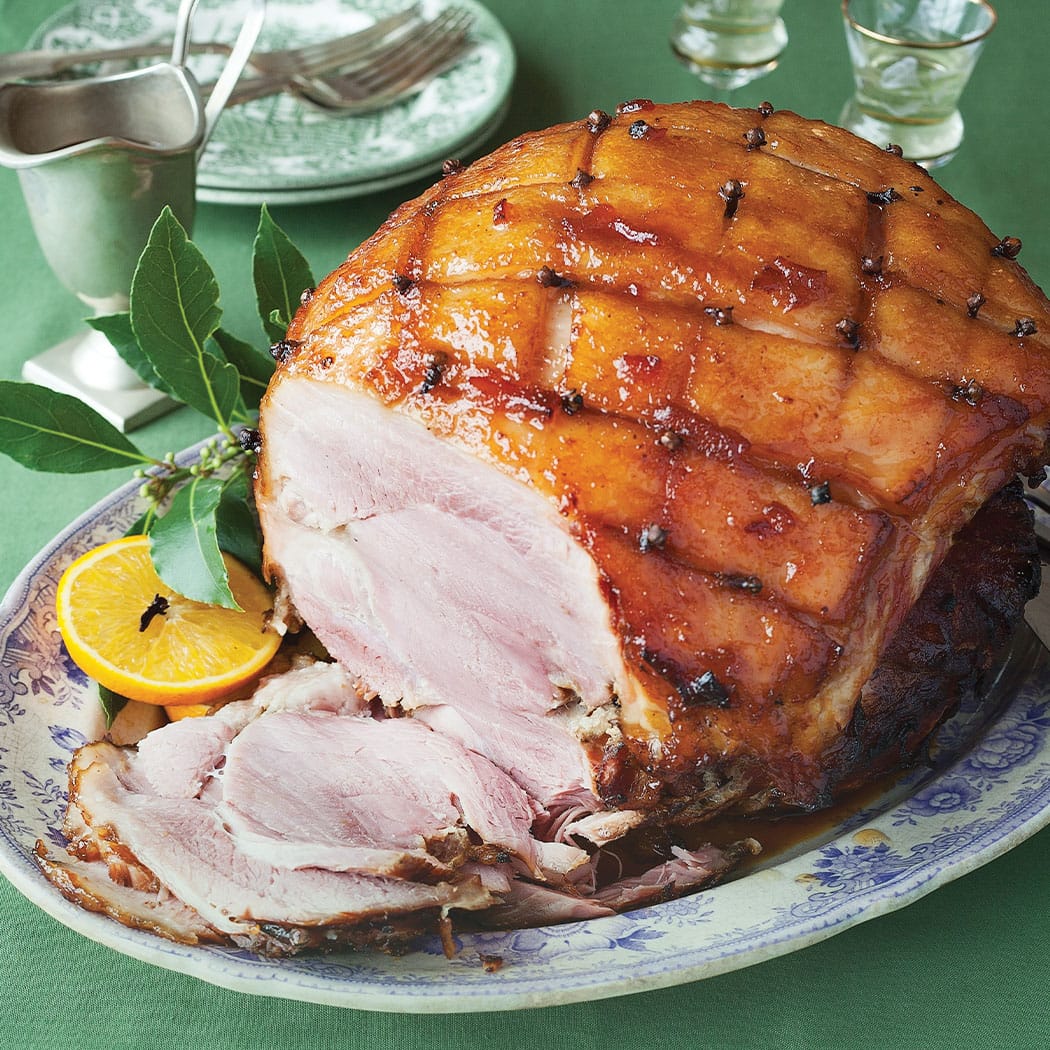 Sticky orange-glazed ham | easyFood
