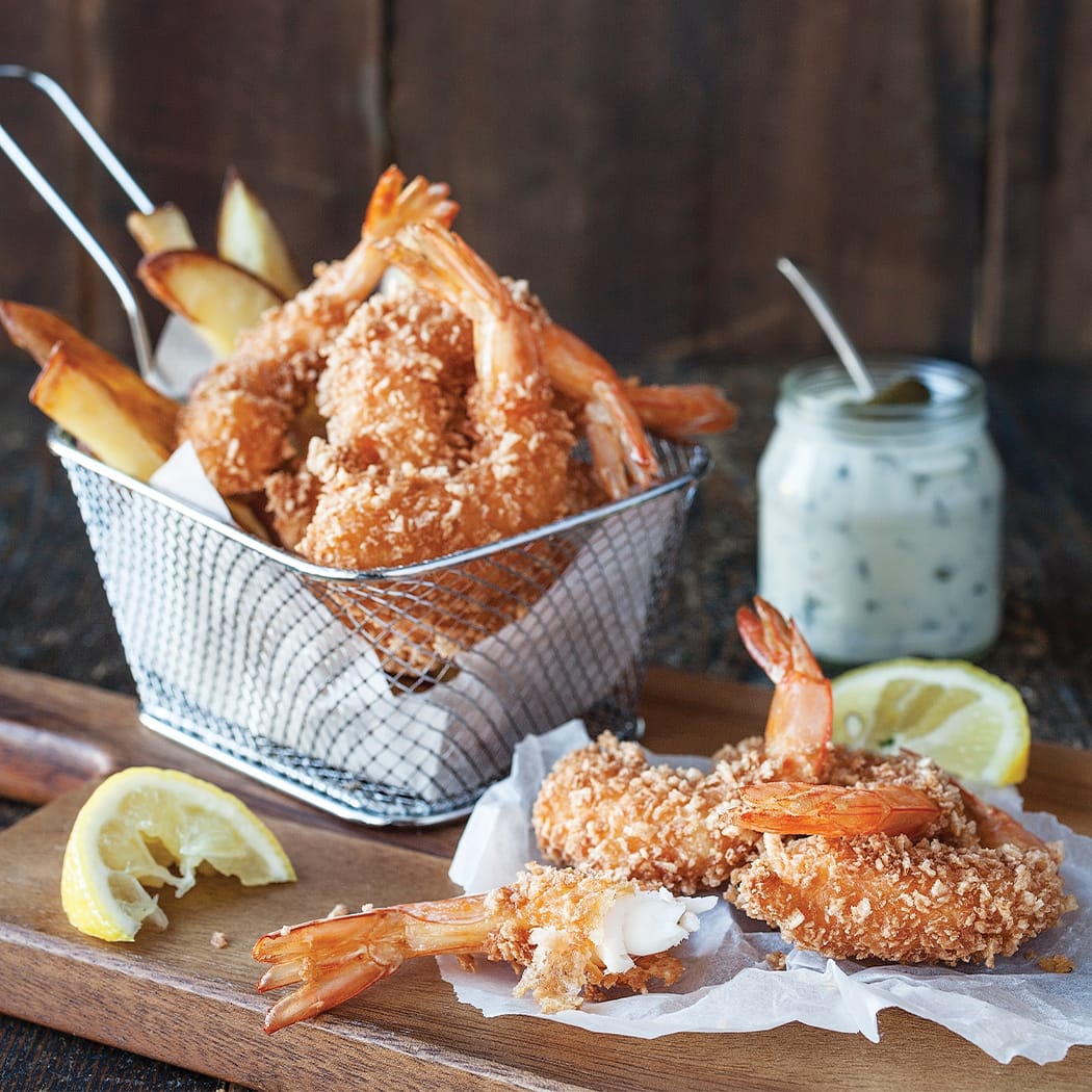 Scampi, jacket chips and tartare sauce | easyFood