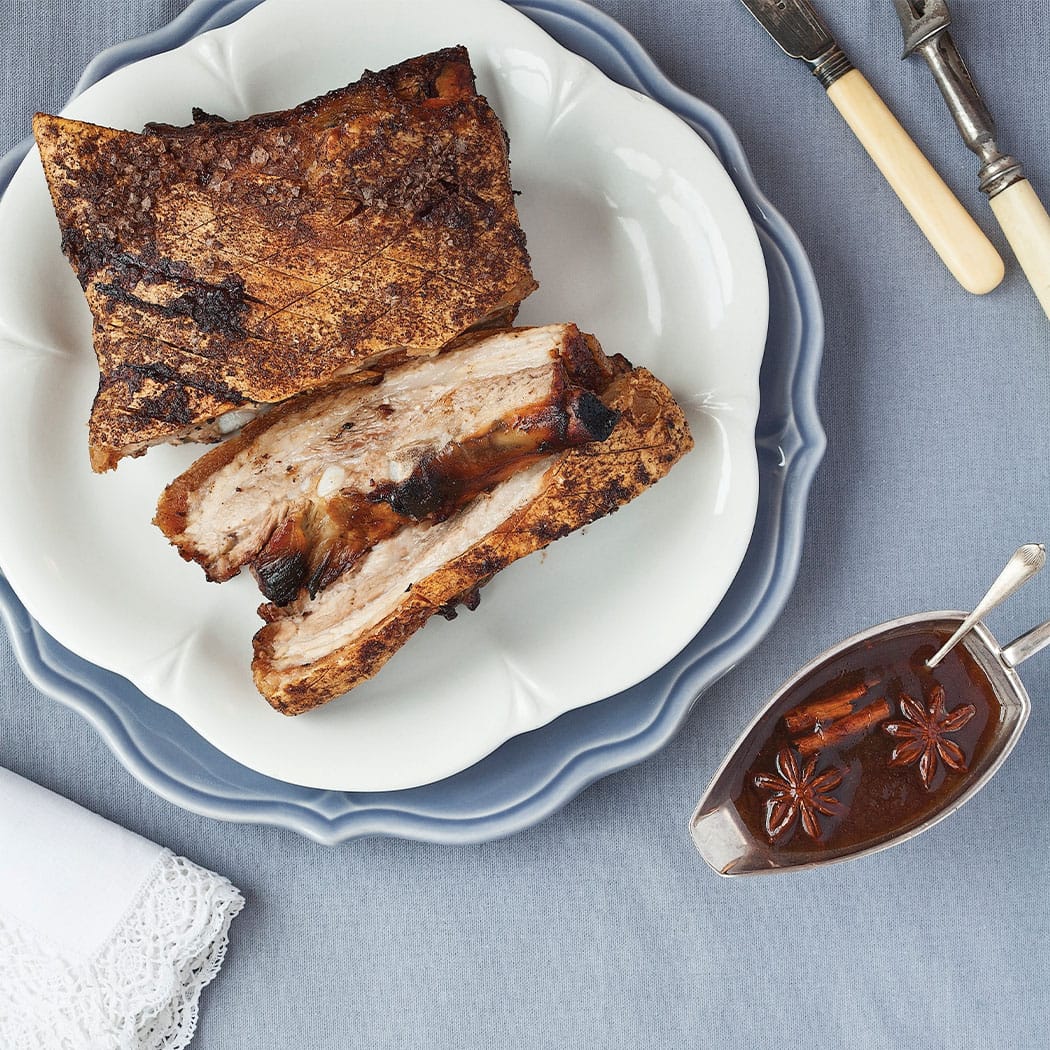 Spiced slow-roasted pork belly | easyFood