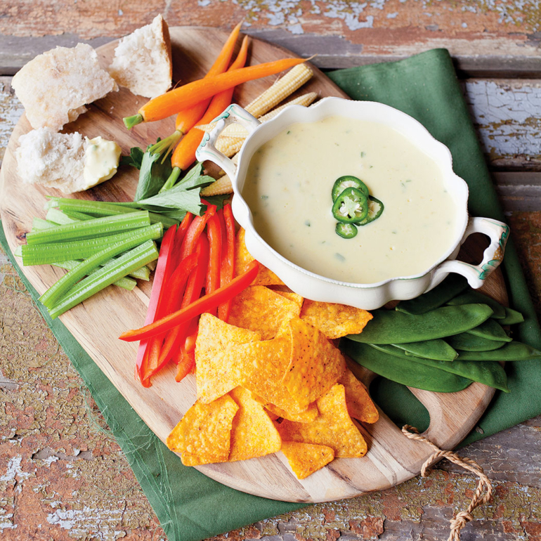 Spicy queso dip