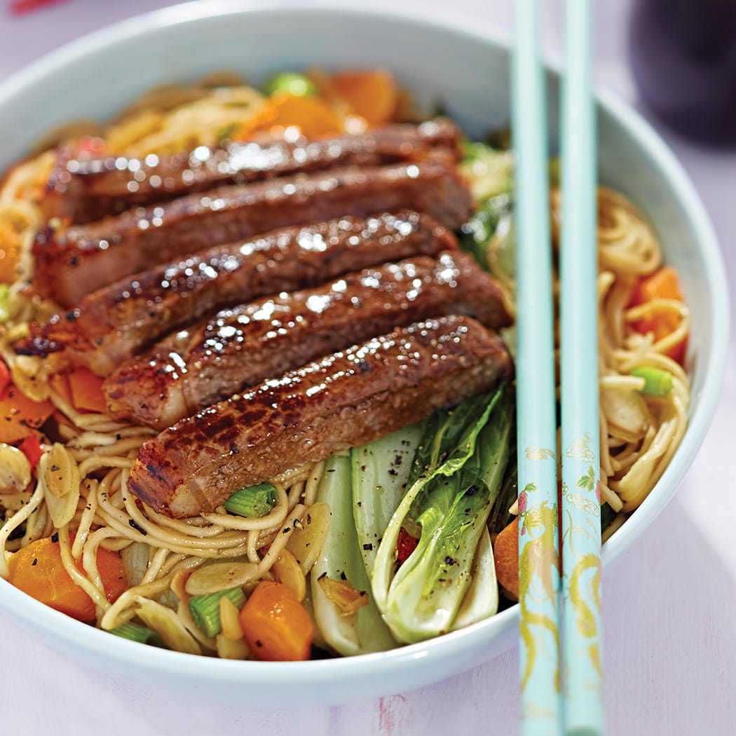 Steak and pak choi stir-fry recipe | easyFood