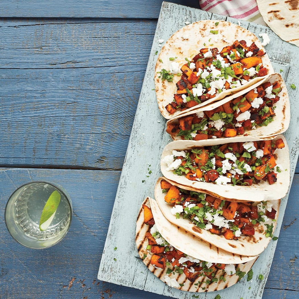 Sweet potato, chorizo and Feta | easyFood