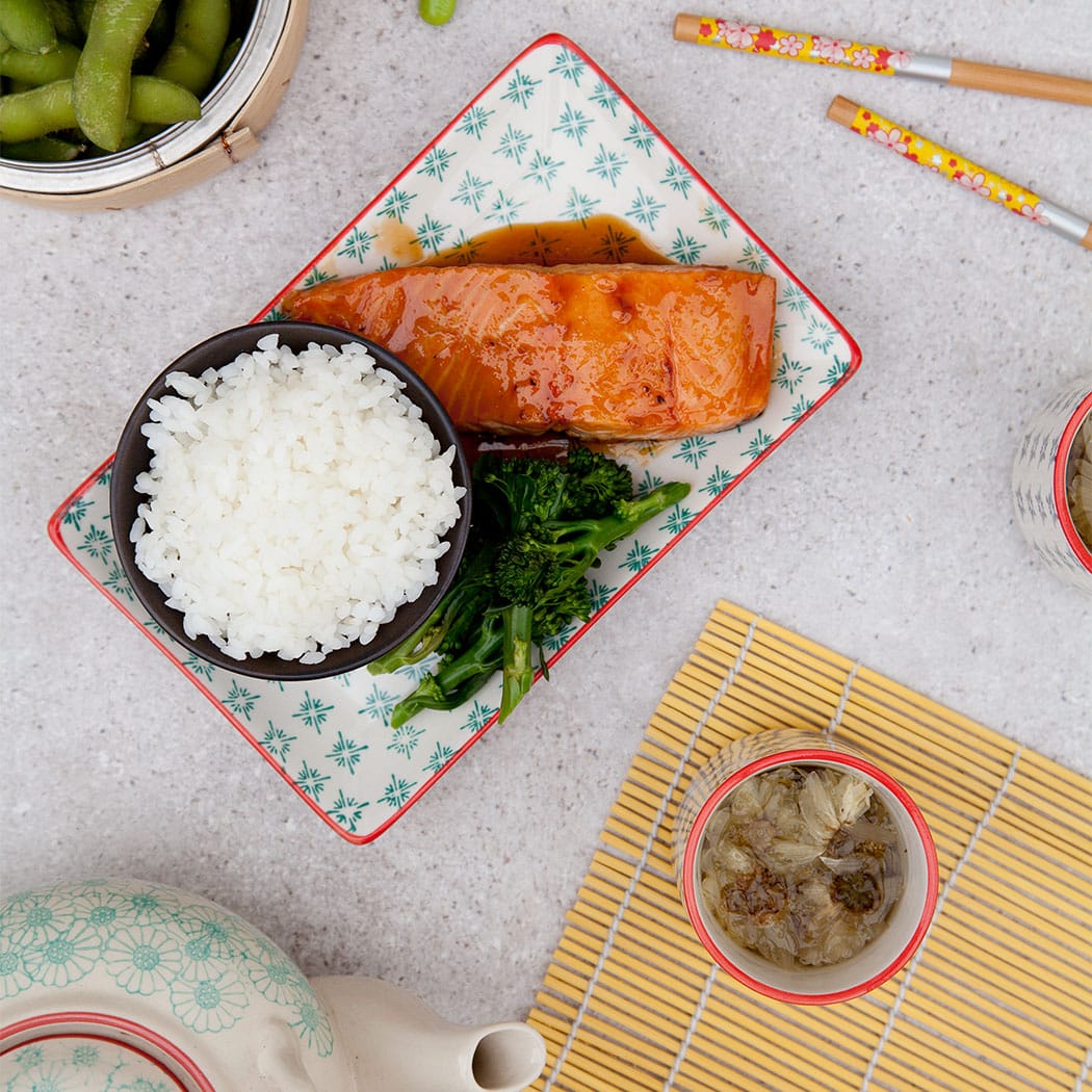 Teriyaki mustard salmon and broccoli | easyFood