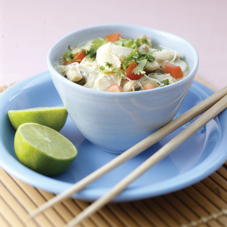 Thai hot and sour fish soup