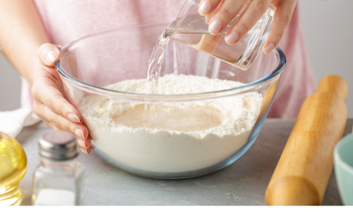 Water pouring easy food