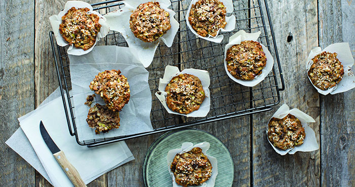 apple and pecan muffins