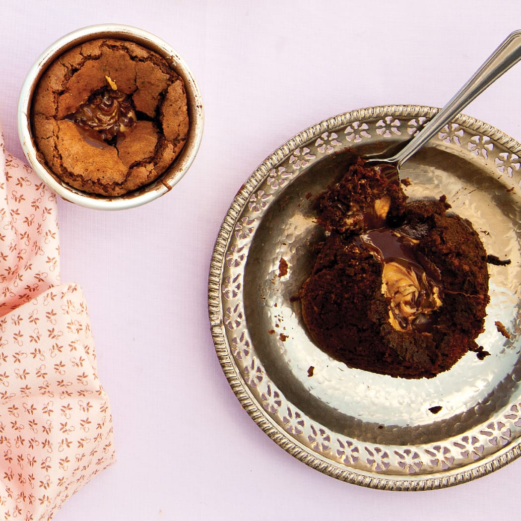 Chocolate peanut butter fondants | easyFood