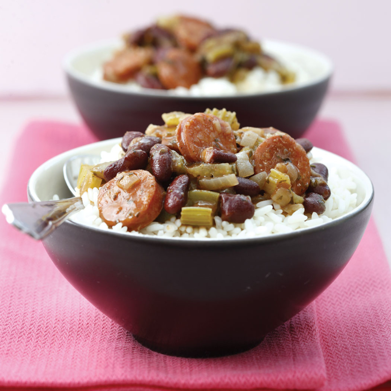 New Orleans-style red beans and rice