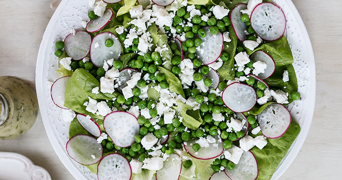 simple spring side salad