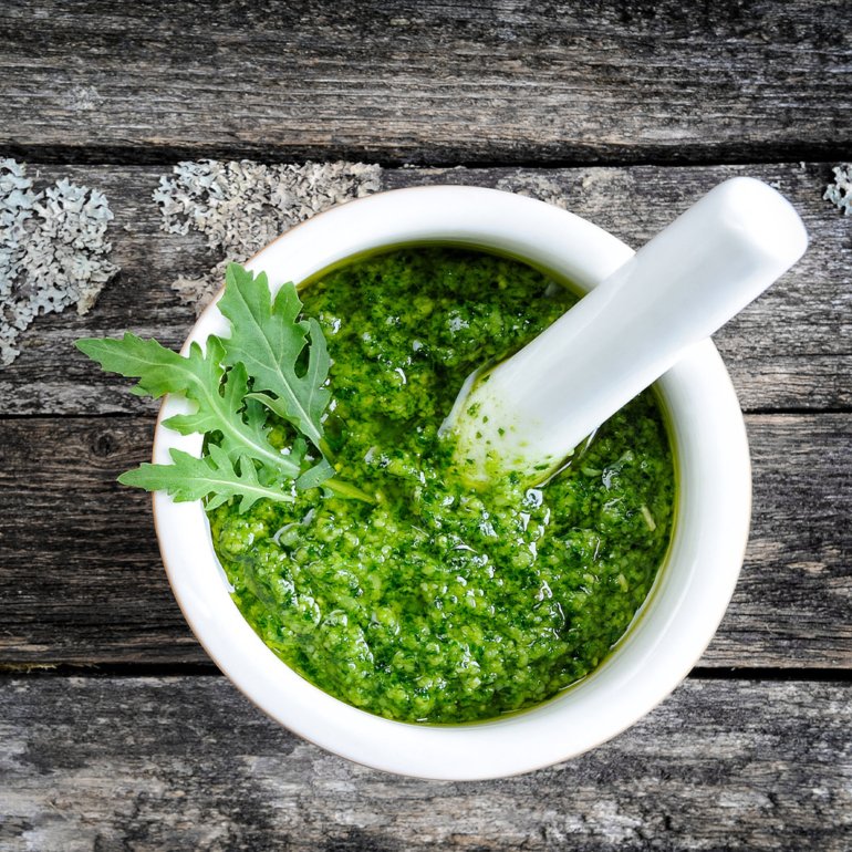 How to make your own basil pesto