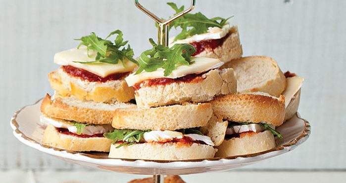 Brie finger sandwiches Easy Food