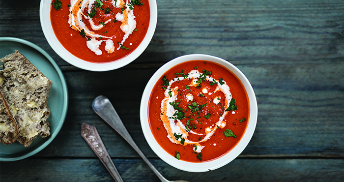 Amped up tomato soup Easy Food