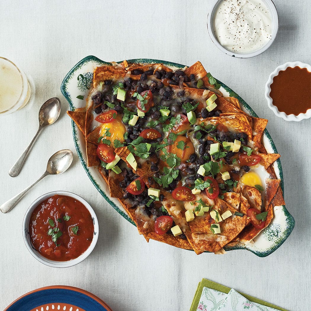 Baked black bean chilaquiles recipe | easyFood