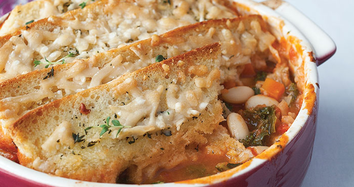 Bean and vegetable gratin Easy Food