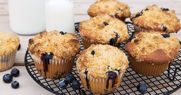 Blueberry streusel muffins Easy Food