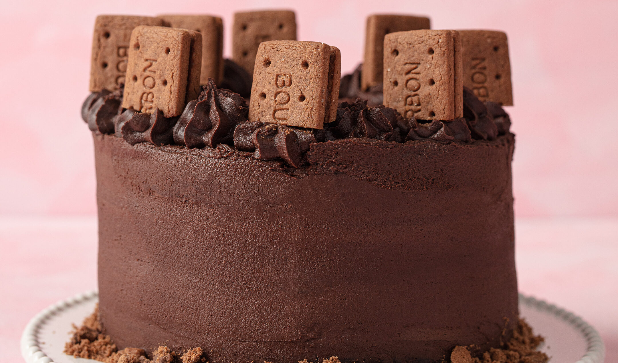 Bittersweet Chocolate Cake with Bourbon Crème Fraîche – Riegl Palate