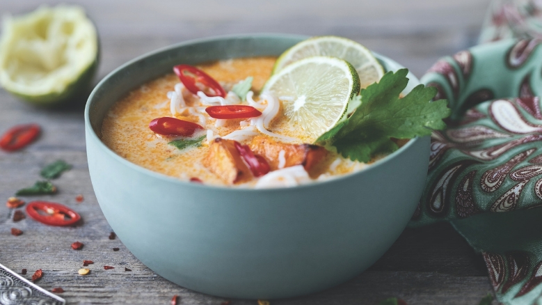 butternut squash red curry laksa Easy Food