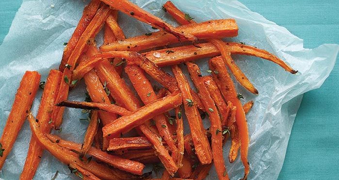 Carrot "chips" Easy Food