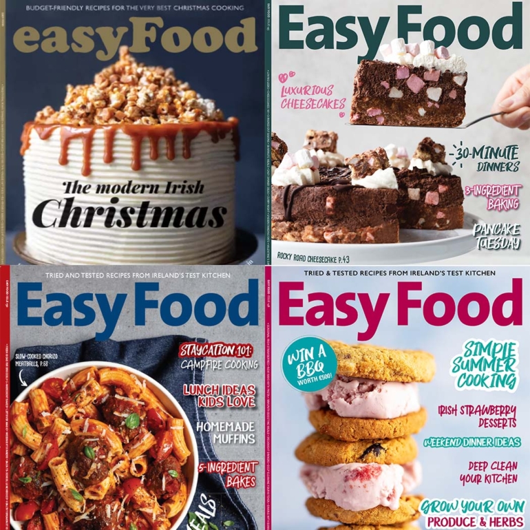 Cook the cover recipes from Easy Food 2020