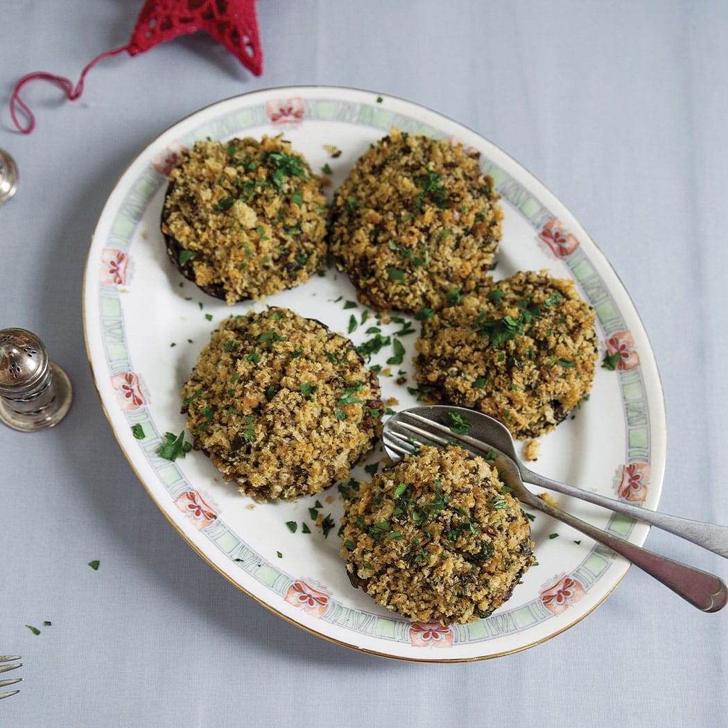 Garlic-stuffed mushrooms recipe | easyFood