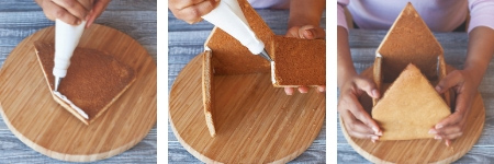 Gingerbread house step 2 Easy Food