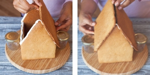 Gingerbread house step 4 Easy Food