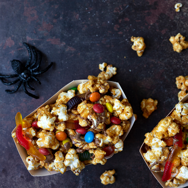 Halloween party popcorn