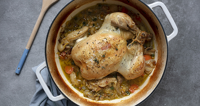 French pot roasted chicken Easy Food