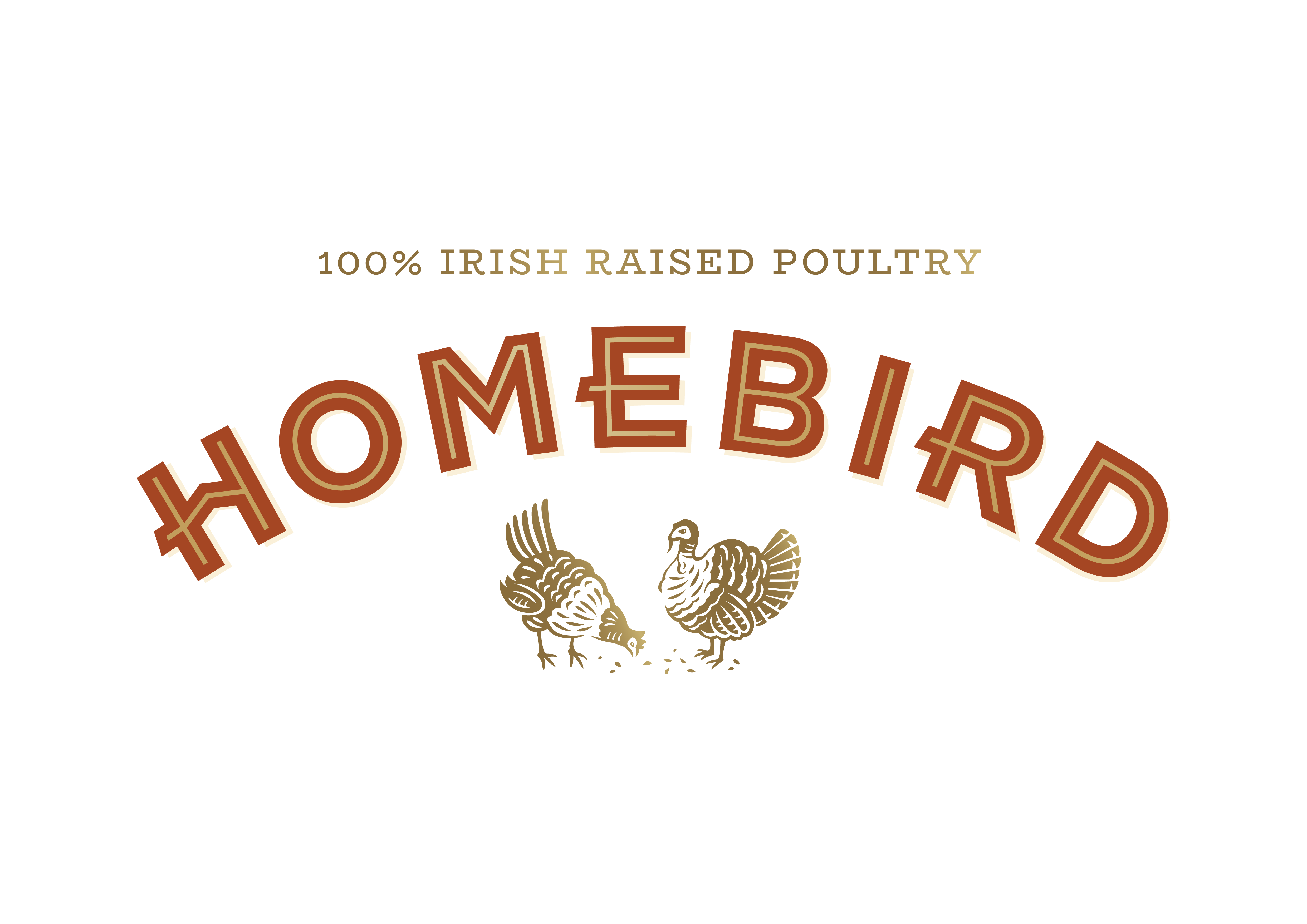 Homebird Irish chicken logo