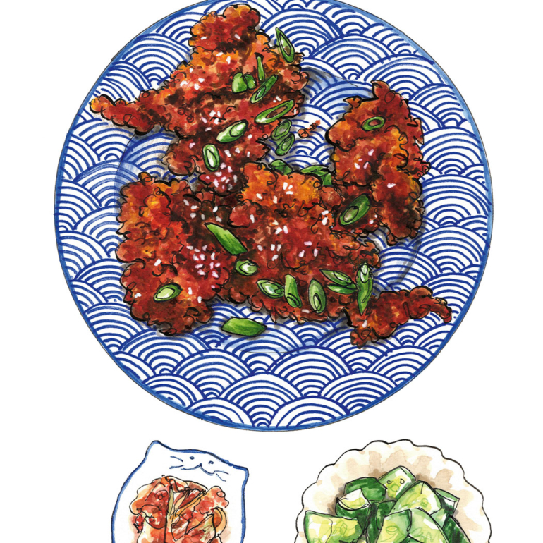 Korean fried chicken by  Russell Alford and Patrick Hanlon in Hot Fat