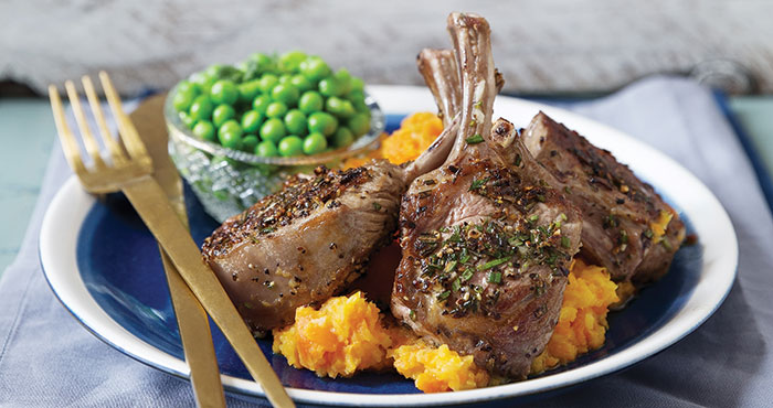 Rosemary lamb chops with carrot and parsnip mash Easy Food