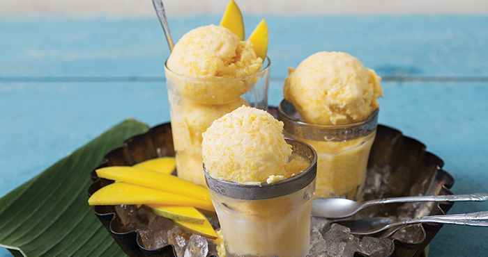 Creamy mango sorbet | Easy Food