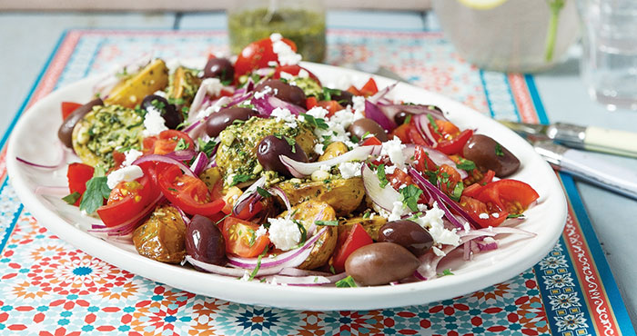 Mediterranean potato salad | Easy Food