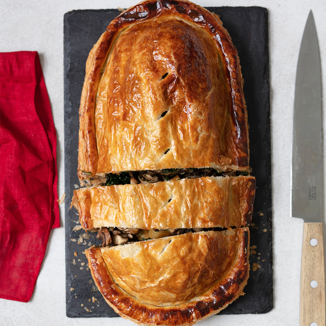 Mushroom, parsnip and kale Wellington | easyFood