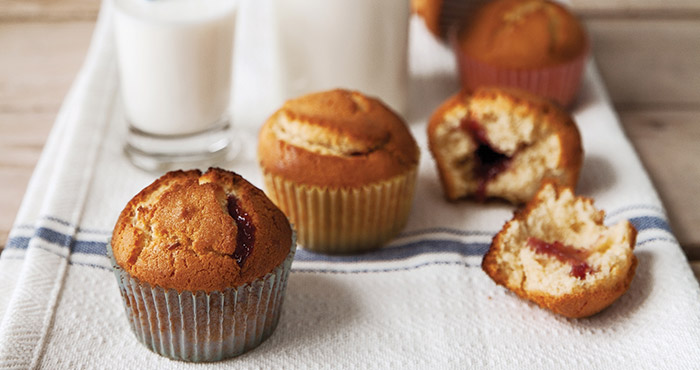 Peanut butter jelly muffins Easy Food