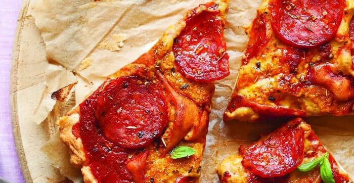 Pepperoni pizza Easy Food