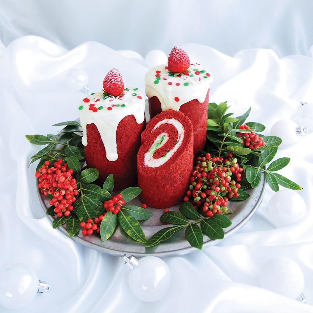 Red Velvet and white chocolate roll recipe | easyFood