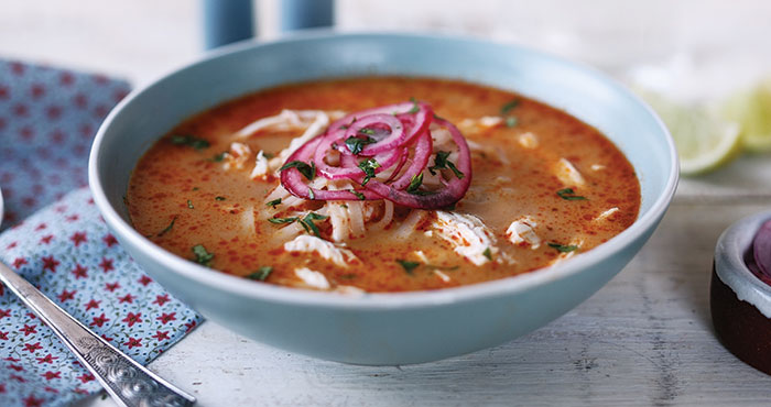 Red curry chicken soup Easy Food