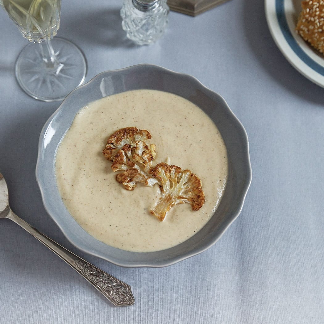 Roasted cauliflower soup recipe | easyFood
