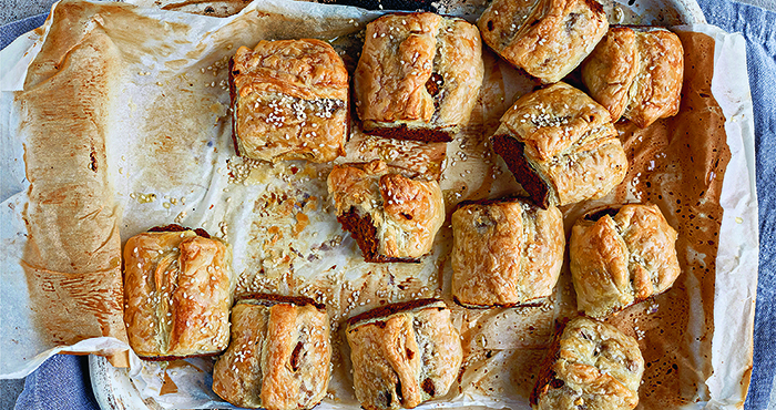 Sausage rolls Credit Joanne Murphy_FX roz purcell