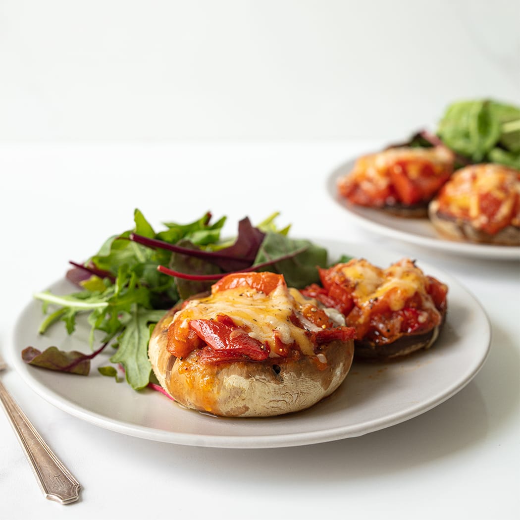 Smokey cheese-stuffed mushrooms | easyFood