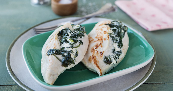 Spinach and Feta stuffed chicken | Easy Food