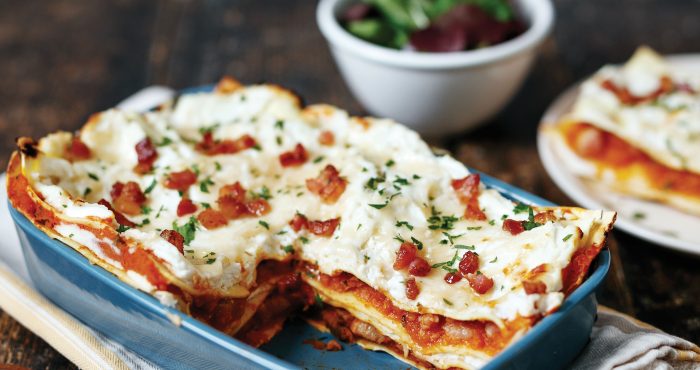 Squash, lasagne, alternative, family meal